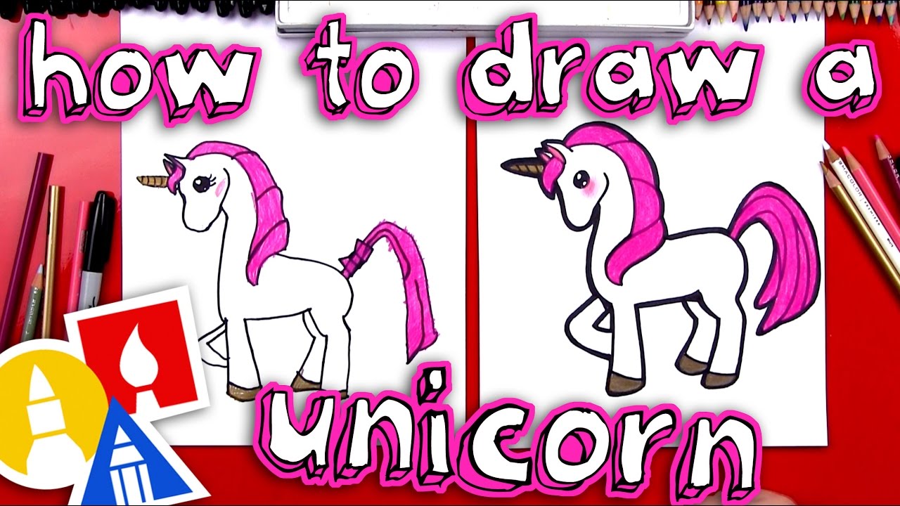 How To Draw A Cute Unicorn Youtube