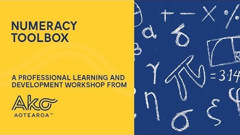Introducing the Numeracy toolbox professional development courses