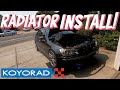 How To Install IS300 Koyo Radiator!