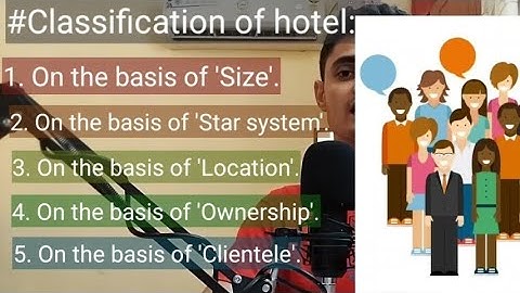Classification of Hotels | Front Office Chapter 2 | Hotel Management | Manthan Mishra | HM
