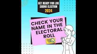 Check your name in the Electoral Roll