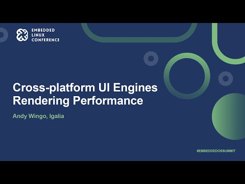 Cross-platform UI Engines Rendering Performance - Andy Wingo, Igalia Episode cover