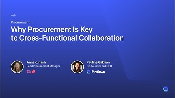 Chapter 4 | Why Procurement Is Key to Cross-Functional Collaboration