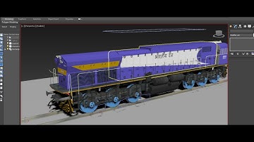 Tutorial on Modeling & Texturing a WDG 5 Bheem Locomotive Engine in 3dsmax ( Part 24)