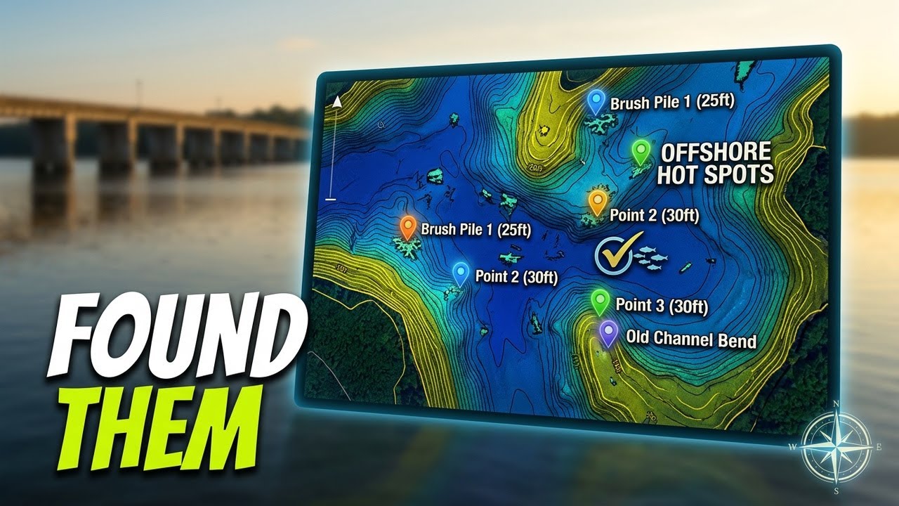 Clarks Hill | Lake Breakdown | Offshore Hot Spots | HWY 47 to Modoc ...