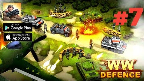 WWII Defense: RTS Army TD game || Android Defense Offline Gamplay || Level 7 || #games #androidgames