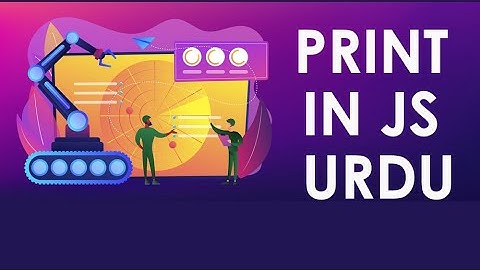 Window.Print() Function in JavaScript In Urdu / Hindi