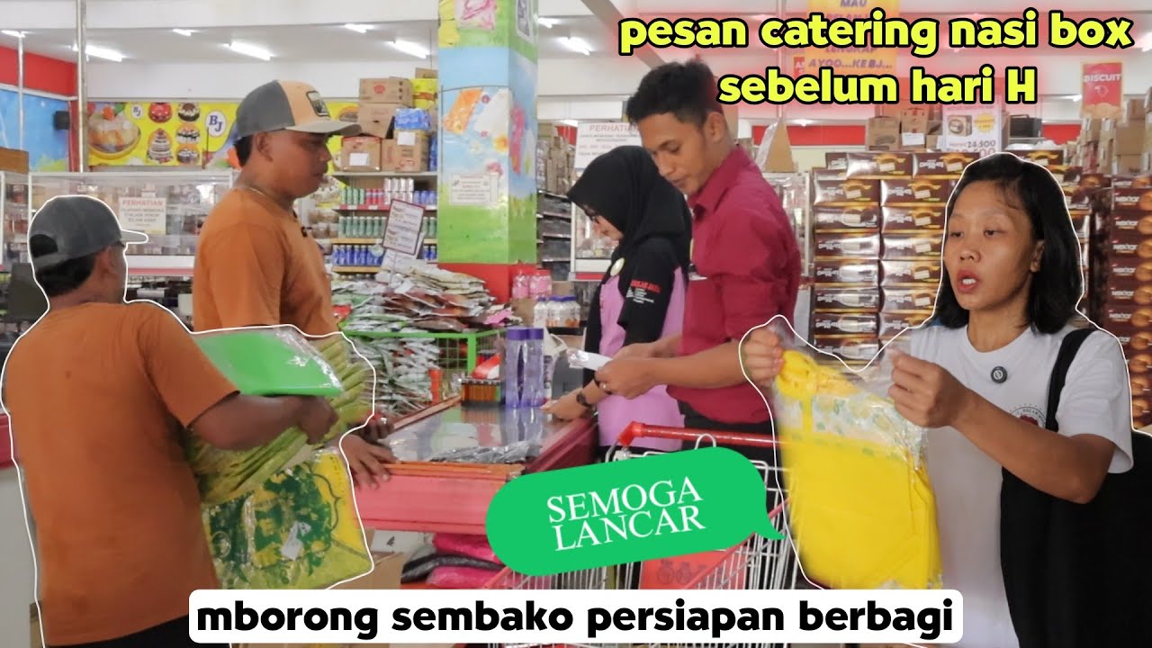 Persiapan !! Belanja mendekati hari - H