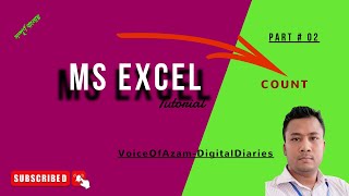 COUNT Function এর ব্যবহার || Microsoft Excel Bangla Tutorial