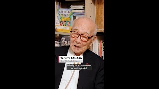 Terumi Tanaka, survivor of the atomic bomb in Nagasaki