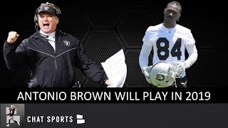 Raiders news: wr antonio brown will play in 2019 despite losing helmet
grievance against nfl