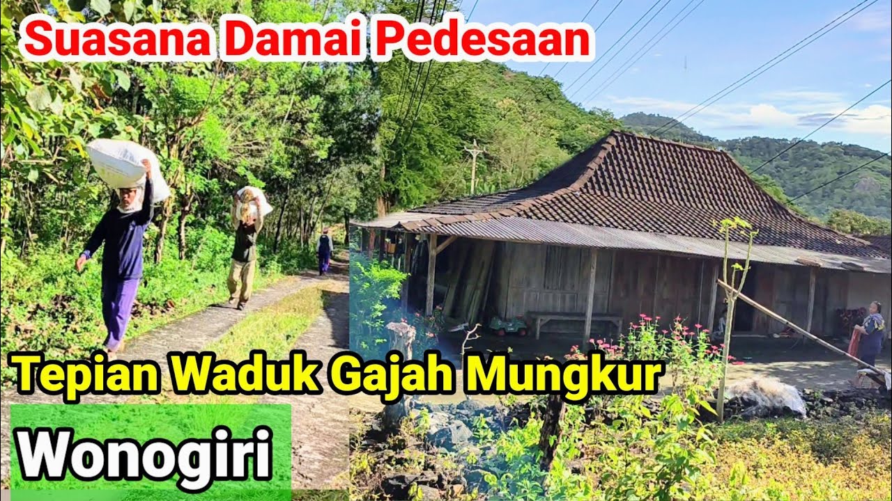 Desa indah Pinggiran waduk Gajah Mungkur Wonogiri