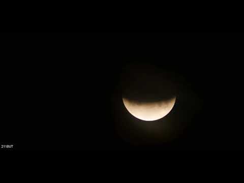2019-07-16 Partial Lunar Eclipse, shadow aligned