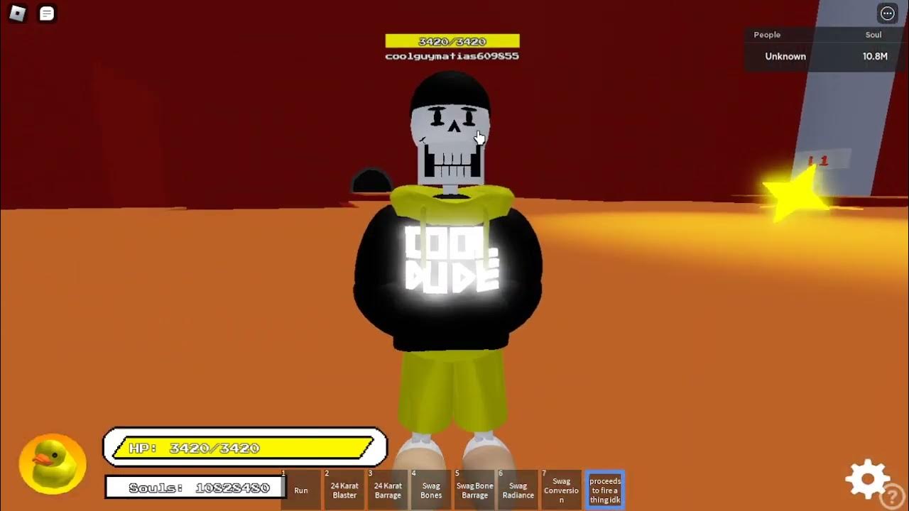 Swag Papyrus and Y.O.U. Showcase Undertale Muitiversal Calamity 2 YouTube