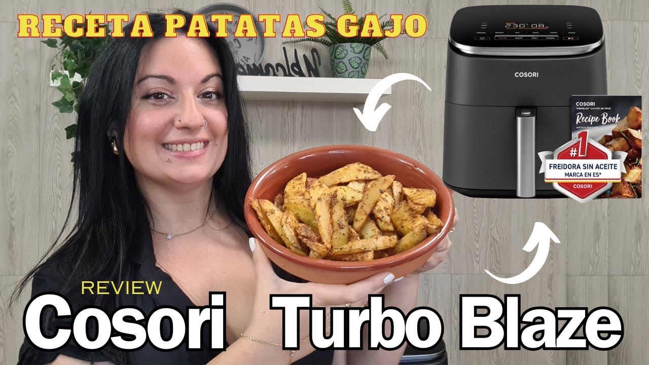 COSORI TURBO BLAZE + RECETA PATATAS GAJO 🥔#receta #cosoriturboblaze #cosorifreidoradeaire #cosori