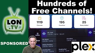 How To Navigate 100's of Plex Free Live TV Channels  NFL Recently Added!