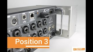 Celebrity Bracket-Warehouse RM-B Recessed Rackmounted Bracket for Behringer XAIR Profile