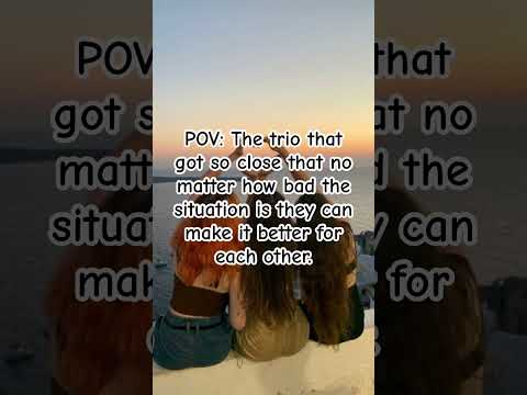 The Trio Of Besties In My Book