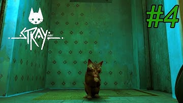 STRAY Gameplay - Ep 4 - Chapters 5 and 6 - Rooftops / The Slums (Part 2) - Infestation!