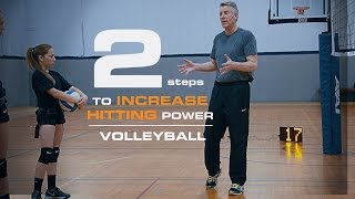 How to Hit a Volleyball Harder in 2 Steps