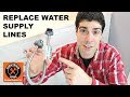 Replace Old Bathroom Water Supply Lines (Without Leaks!) -- by Home Repair Tutor