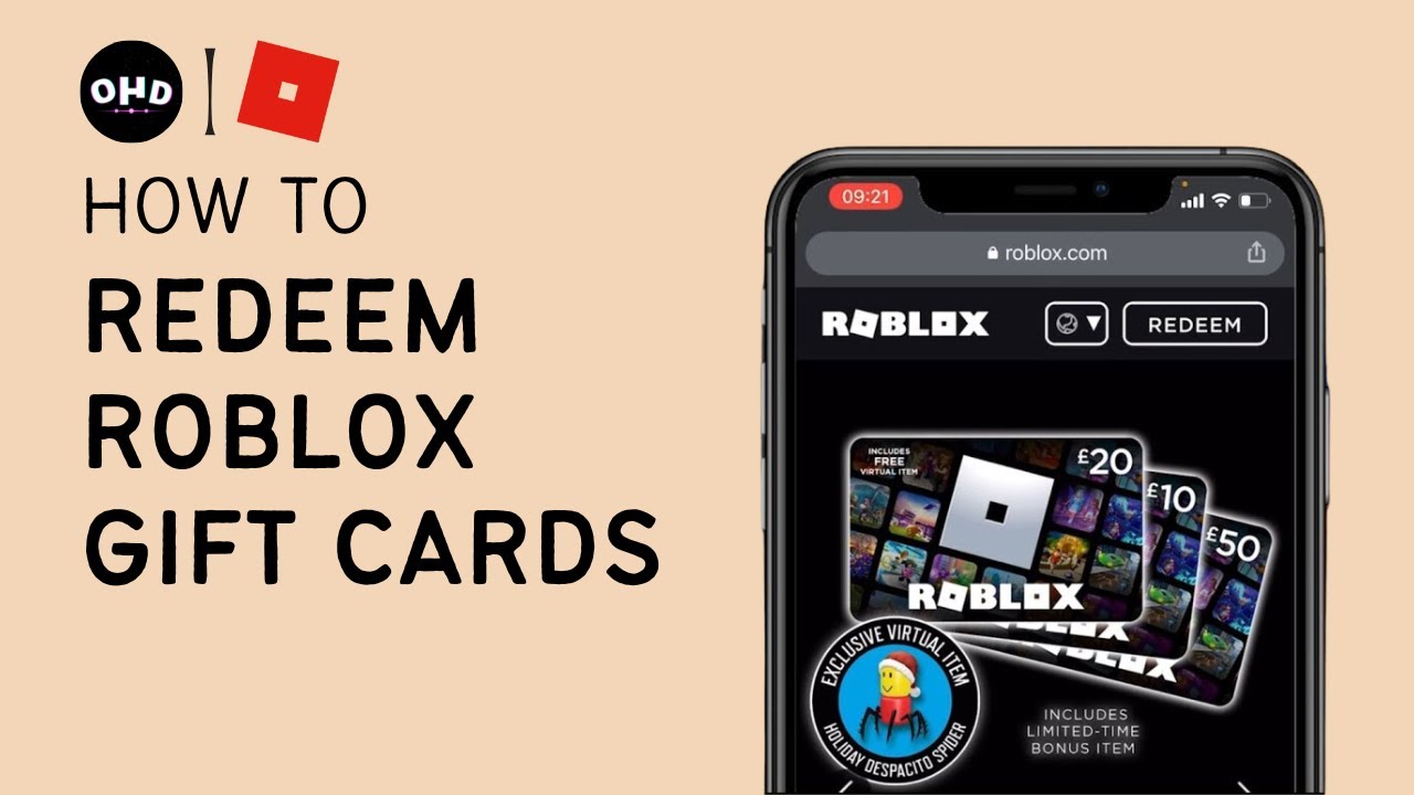 2023) How to redeem Roblox gift card from  - Stealthy Gaming