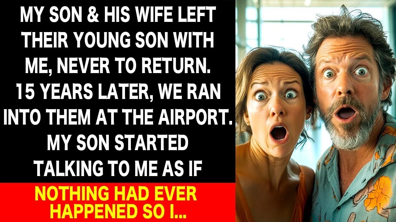 My son & his wife abandoned their son with me so when we ran into them ...