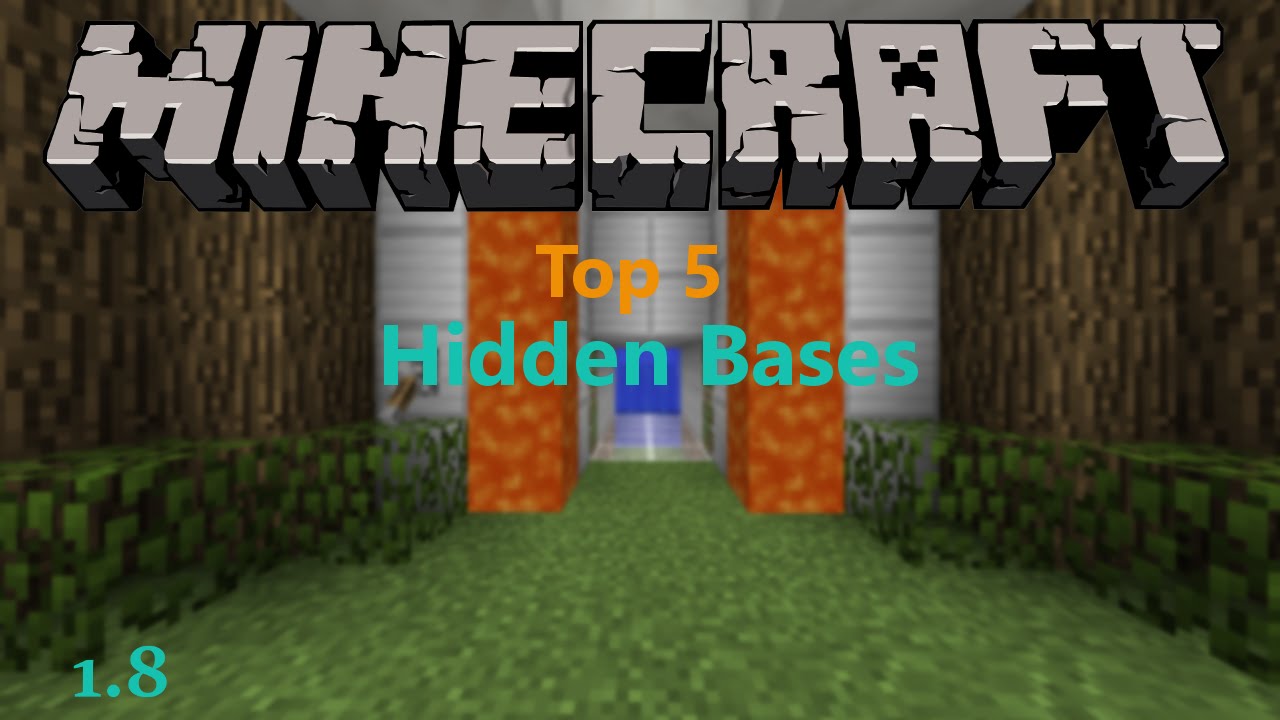 TOP 5 BEST MINECRAFT HIDDEN BASES! (Best Secret Bases In Minecraft) YouTube
