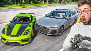 ACCIDENTES A TODA VELOCIDAD EN AUTOPISTA 💥 | BeamNG Drive screenshot 3