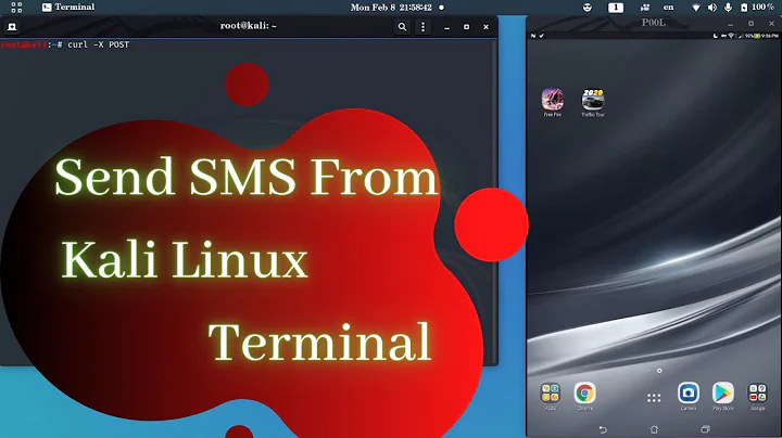 How to send SMS from Kali Linux