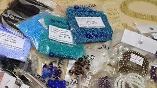 Обзор покупки бусин и фурнитуры - часть 1. Интернет-магазин Мелодия Бисера. видео i