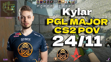 CS2 POV ENCE Kylar (24/11) vs Astralis (Ancient) PGL CS2 Major Copenhagen 2024 Europe RMR B