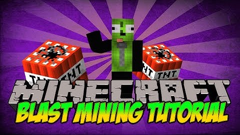 Minecraft MCMMO Blast Mining Tutorial