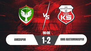 Amedspor 1-2 Kastamonuspor | ÖZET