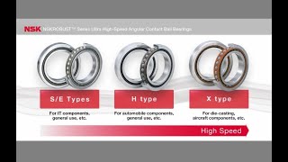 NSKROBUST™ Series Ultra-High-Speed Angular Contact Ball Bearings