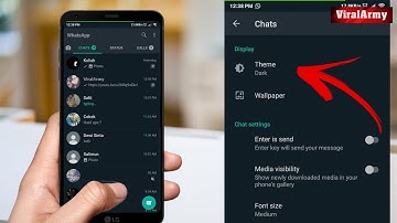 WhatsApp Dark Mode on Android All Version [Official Dark Mode WhatsApp] 100% Work