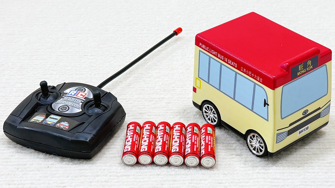 Unboxing Hong Kong buses, excavators, electric rotating horses, off-road vehicles