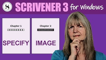 Scrivener 3 for Windows: Add Different Chapter Images