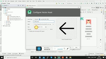 Generate Vector Icon from local file Android Studio