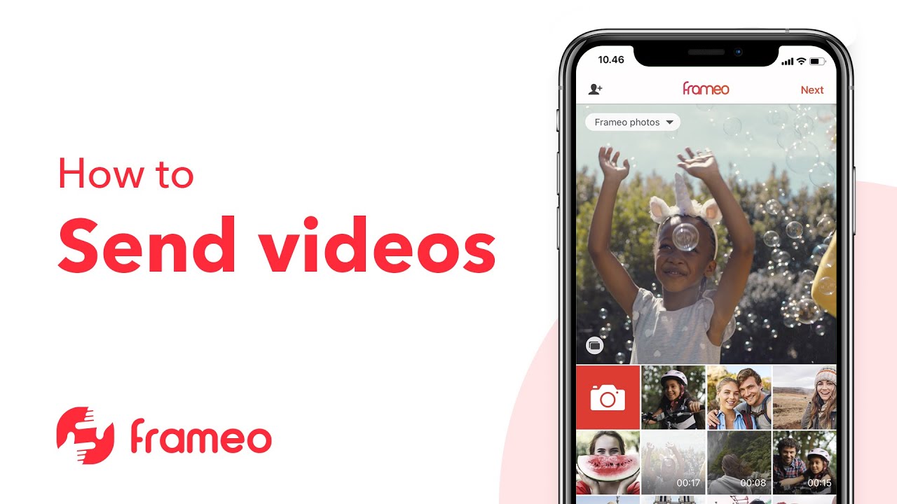 Frameo - How to send videos π¬π§ - YouTube