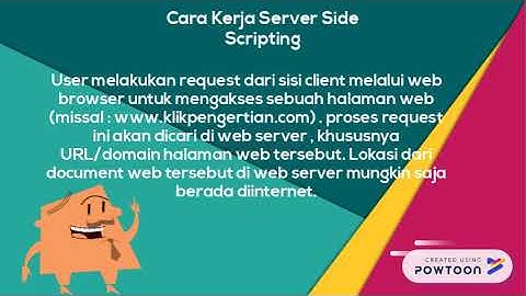 cara kerja client/server side scripting