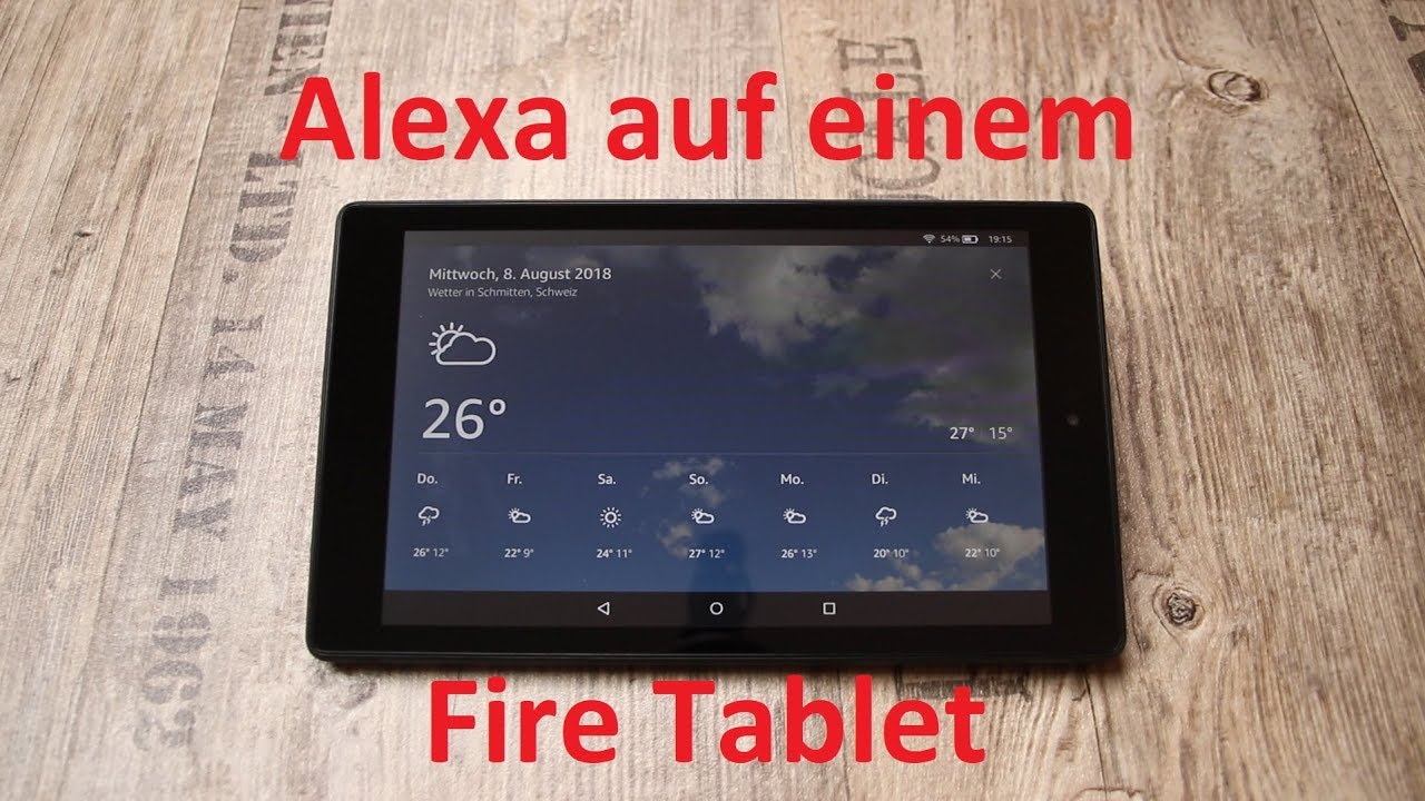 Wie funktioniert Alexa auf einem Amazon Fire Tablet - YouTube