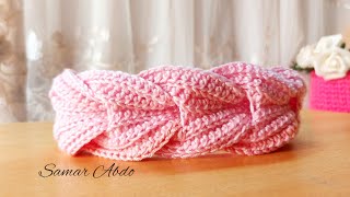 An easy and quick crochet project suitable even for beginners 👌 how to crochet easy headband by يلا نتعلم سوا كروشيه 3,912 views 6 months ago 18 minutes