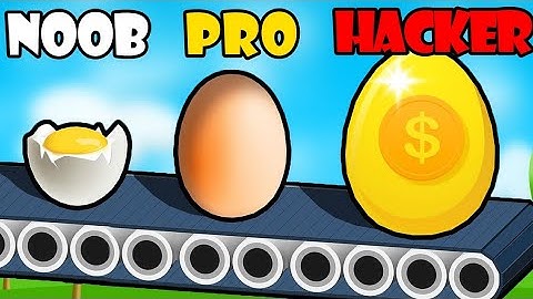NOOB vs PRO vs HACKER - Idle Eagg Factory | Gameplay Walkthrough (Android,iOS)