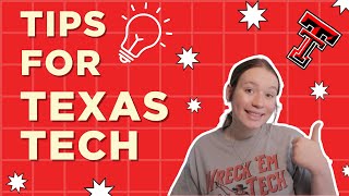 TIPS to get READY for Texas Tech | Texas Tech Vlog Squad