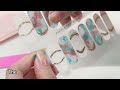 How to apply danni  toni 16 pieces glaze gel strips