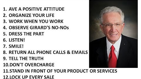 13 Golden rules of selling by Joe Girard Video courtesy by Rakesh Priyadarshi