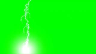 Green Screen 06 Cloud Thunder Lighting Thunder Lighting Asmani Bijli