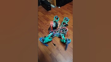 mejora en la araña robotica #robotica #arañarobotica #tecnologia #arduino #impresion3d