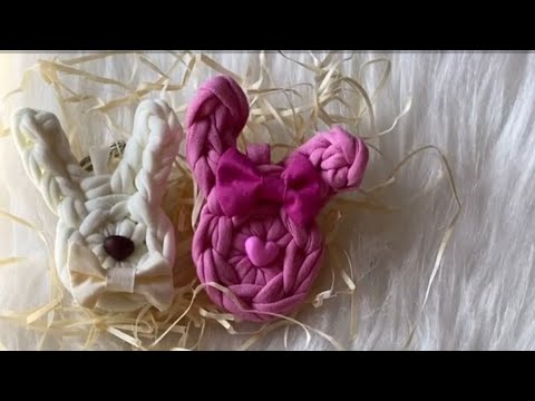 Penye ipten tavşan yapımı / rabbit making from combed yarn / Penye ipdən dovşan toxumaq